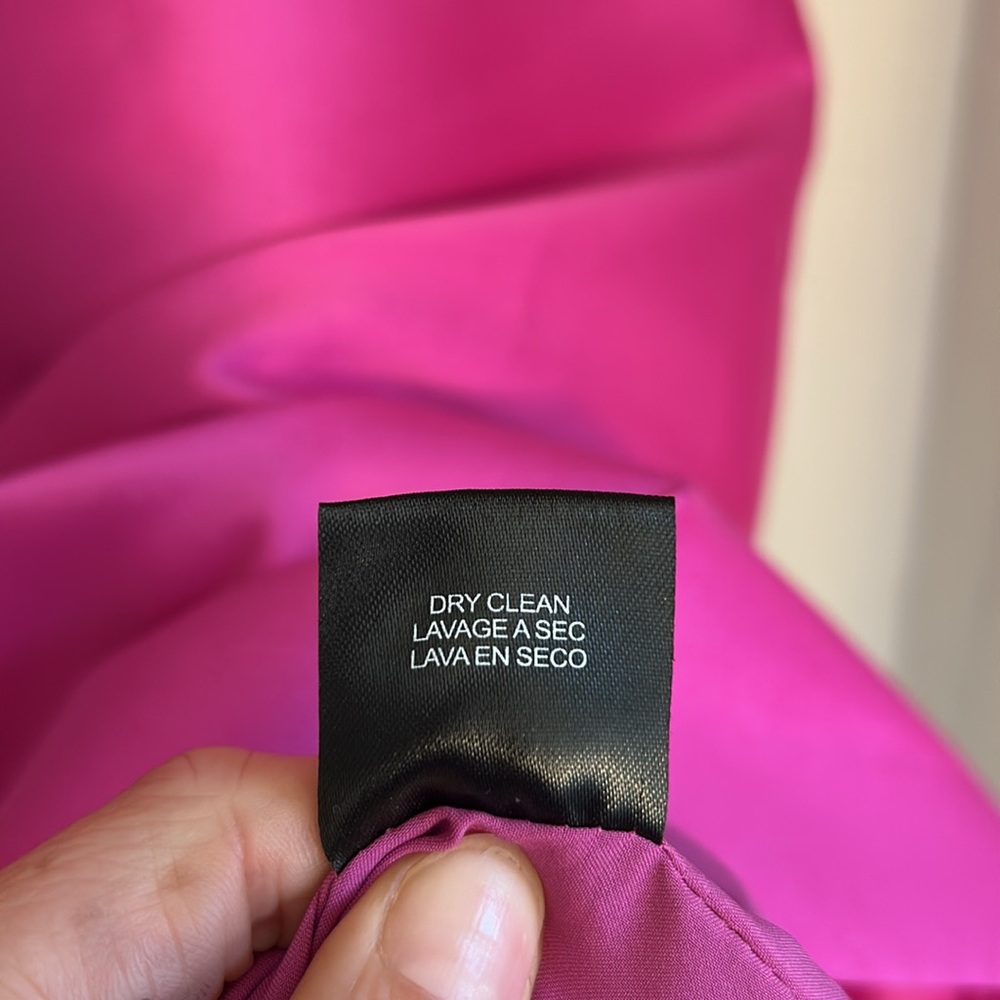 Badgley Mischka Off the Shoulder Bow Front Orchid Dress Women’s 2 - Picture 8 of 14